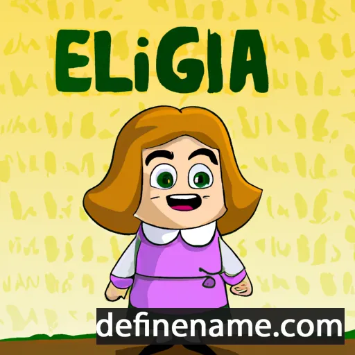 cartoon of the name Egilda