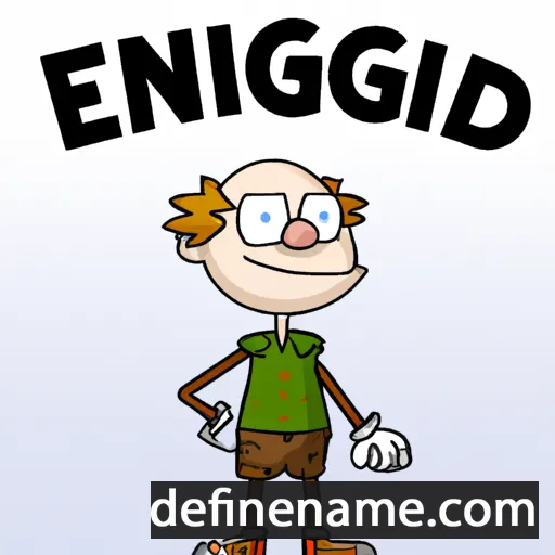 cartoon of the name Eginald