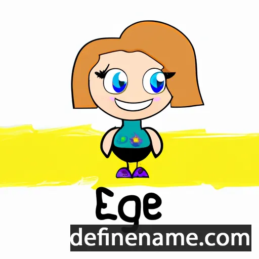 cartoon of the name Églé