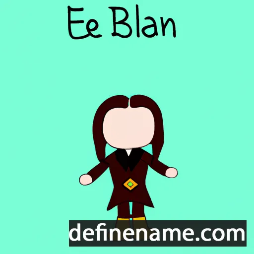 cartoon of the name Éibhleann