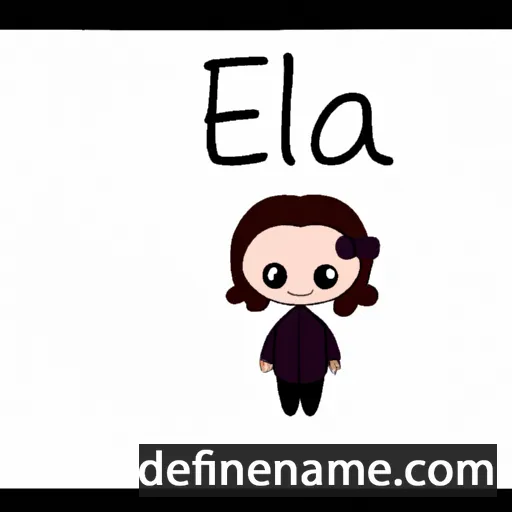 Éléana cartoon