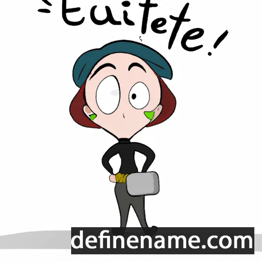 cartoon of the name Éleutère