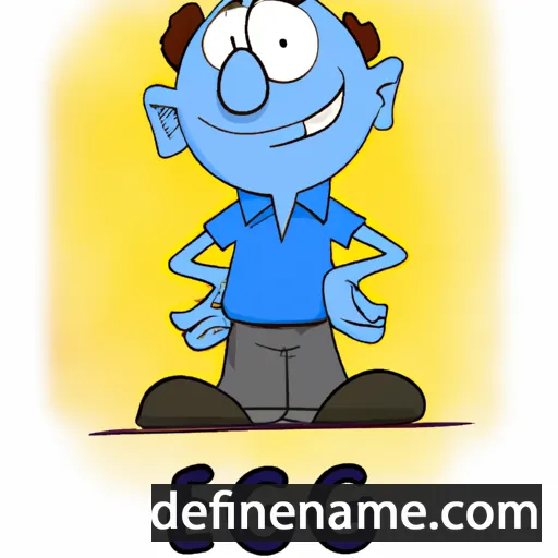 cartoon of the name Egiz