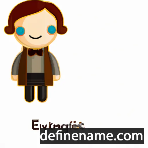 cartoon of the name Eglantyne