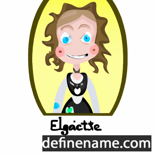 cartoon of the name Eglatine