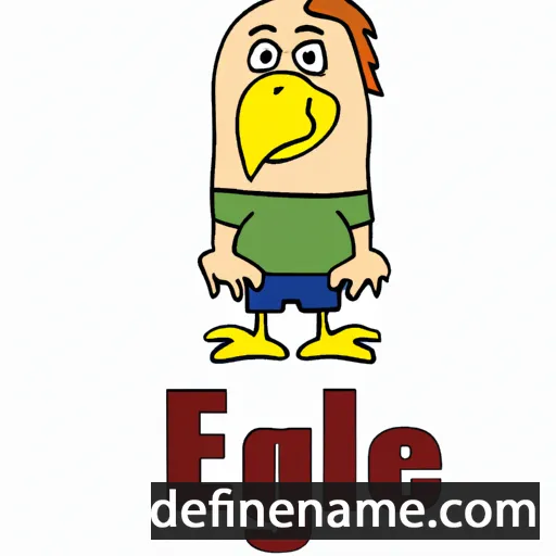 cartoon of the name Egle