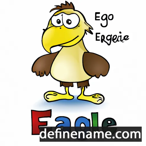 cartoon of the name Egle