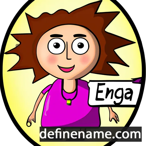 Egzona cartoon