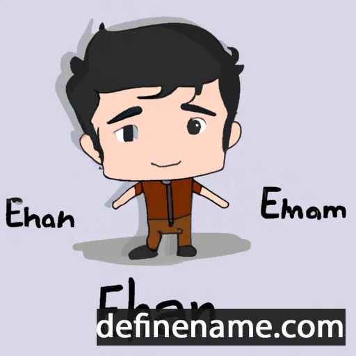 cartoon of the name Ehaan