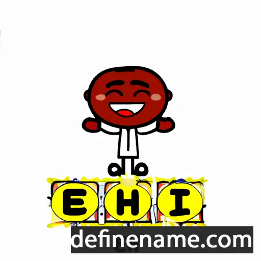 cartoon of the name Ehi