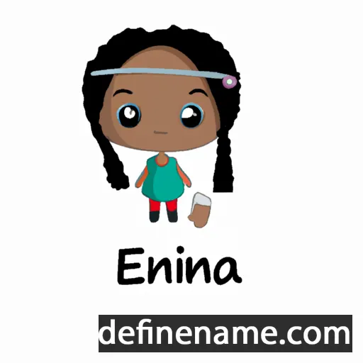 cartoon of the name Ehinna