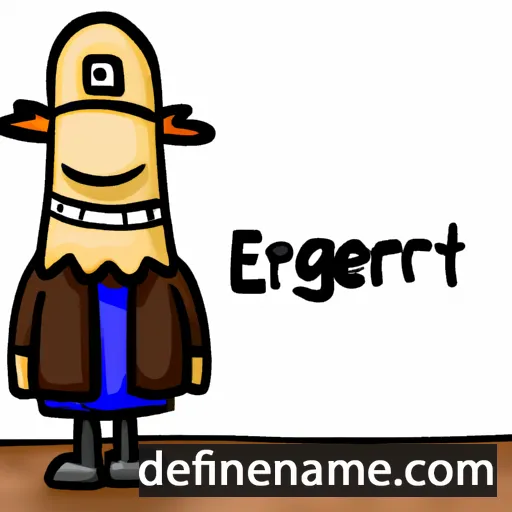 cartoon of the name Ehregott