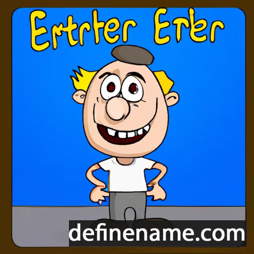 cartoon of the name Eibert