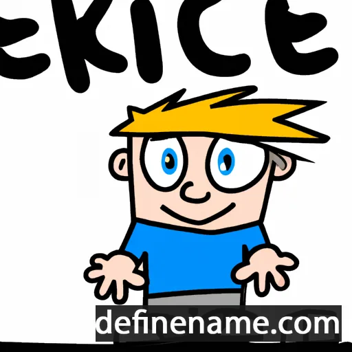 cartoon of the name Eicke