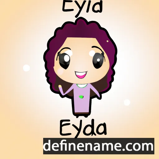 cartoon of the name Eidyia