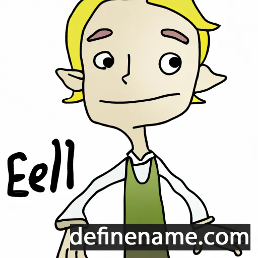 cartoon of the name Eiel