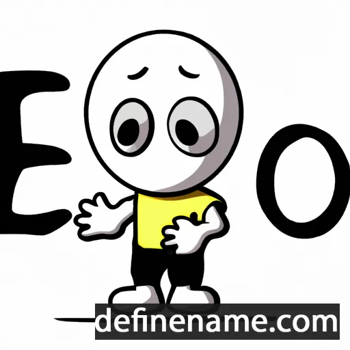 cartoon of the name Eigo