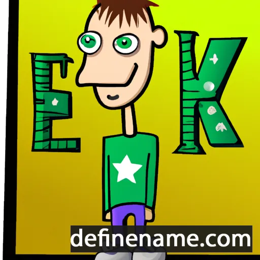 cartoon of the name Eik