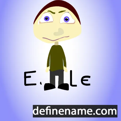 cartoon of the name Eikile