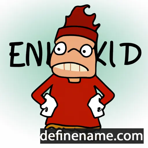 cartoon of the name Eikinskjaldi