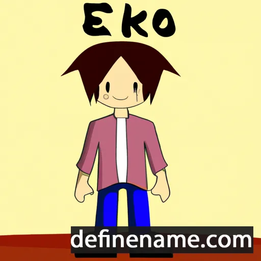 cartoon of the name Eikko