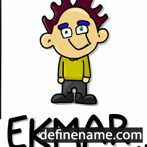 cartoon of the name Eikmar