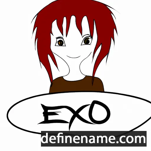 cartoon of the name Eikyo