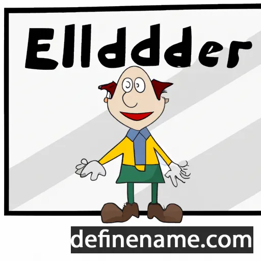 cartoon of the name Eildert