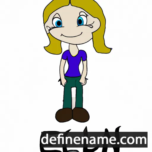 cartoon of the name Eilen