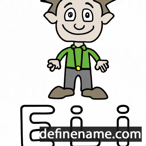 cartoon of the name Eilif