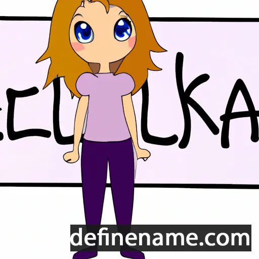 cartoon of the name Eilika