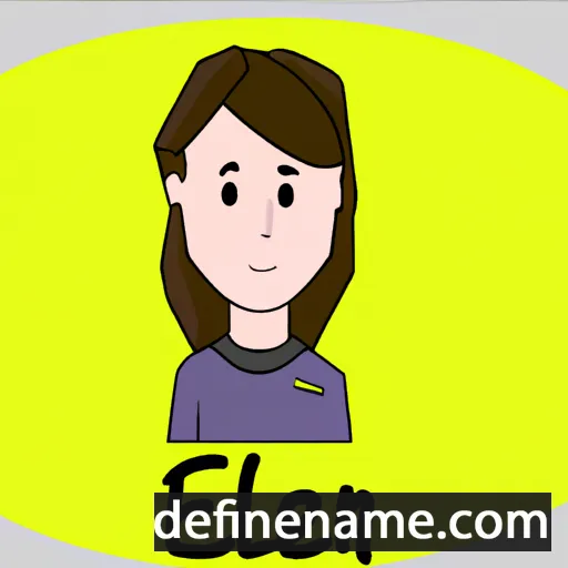 cartoon of the name Eilleen