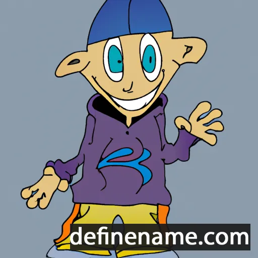 cartoon of the name Eilo