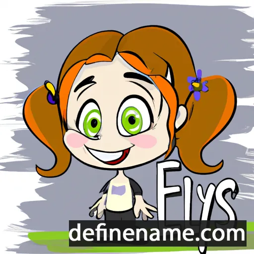 cartoon of the name Eilys