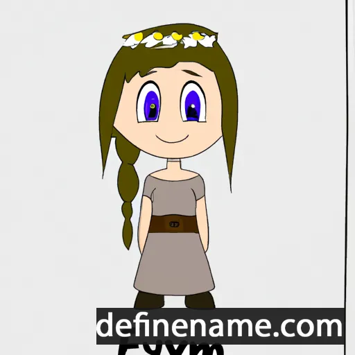 cartoon of the name Eimyrja