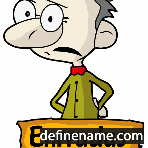 cartoon of the name Einardus