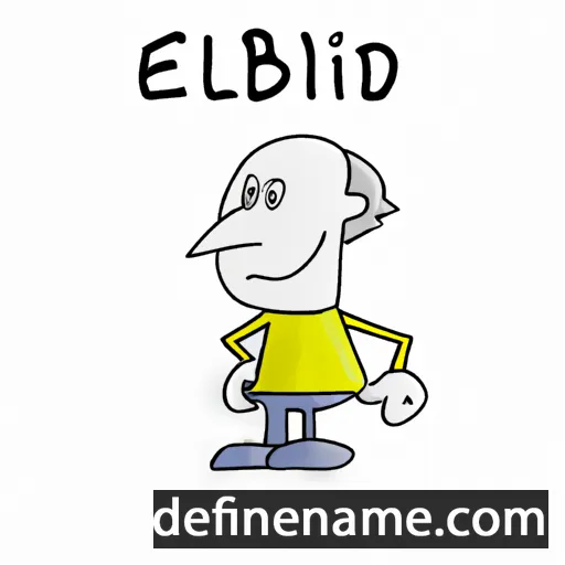 cartoon of the name Einbold