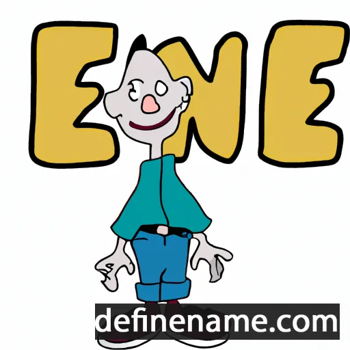 cartoon of the name Eine