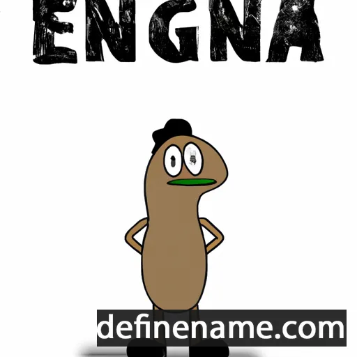 cartoon of the name Eingana