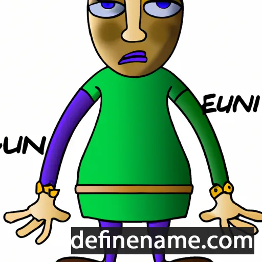 cartoon of the name Einojuhani