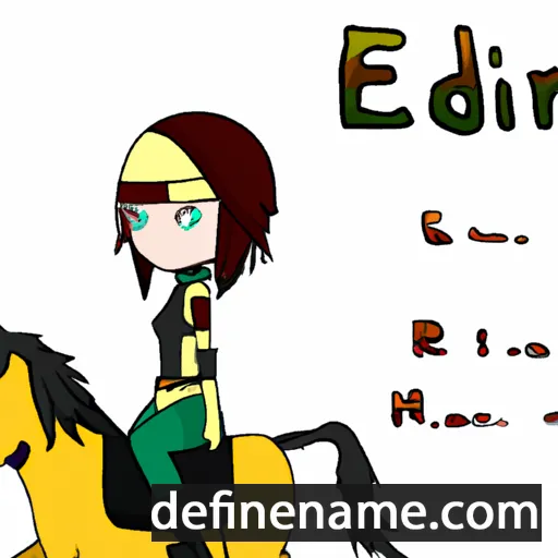 cartoon of the name Einride