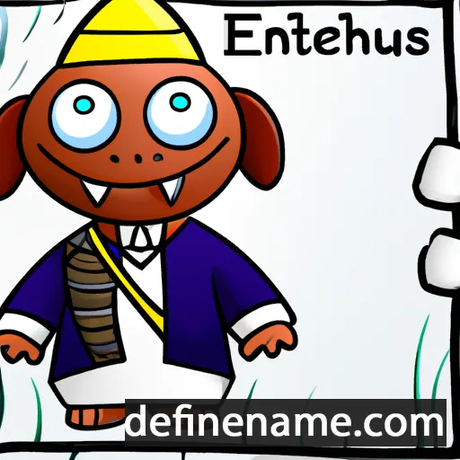 cartoon of the name Einthetus