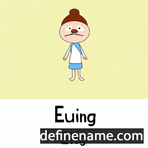 cartoon of the name Einungi