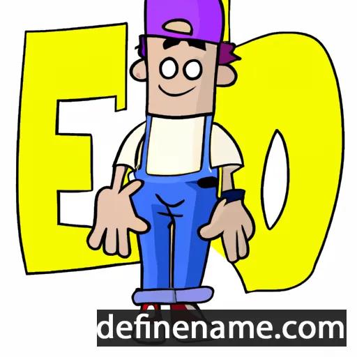 cartoon of the name Eio