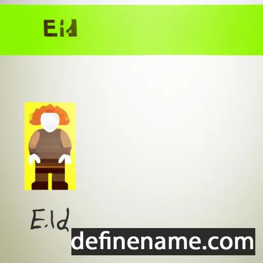 cartoon of the name Eirhild