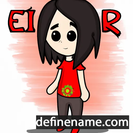 cartoon of the name Eiri