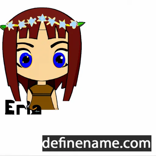 cartoon of the name Eiria