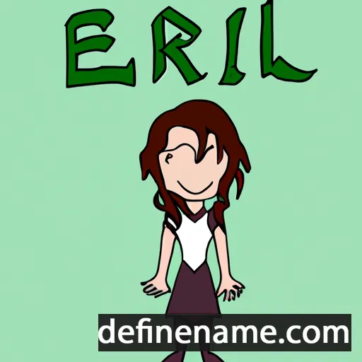 cartoon of the name Eiril