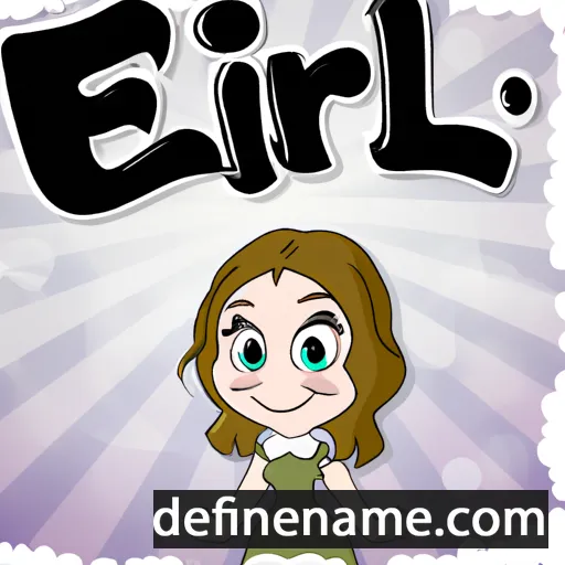 cartoon of the name Eirill