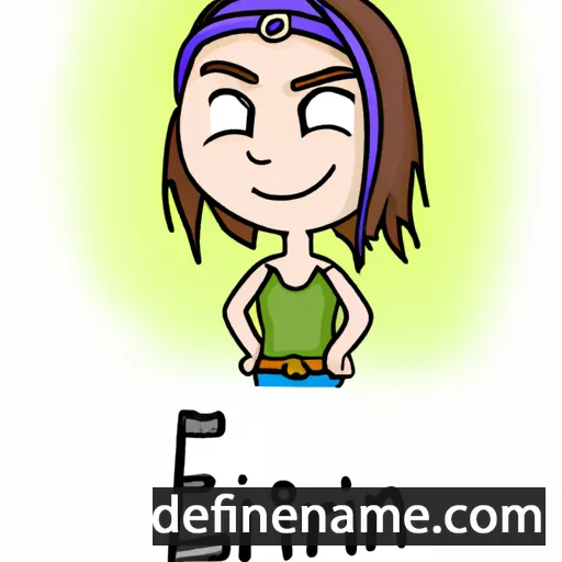 cartoon of the name Eirinn